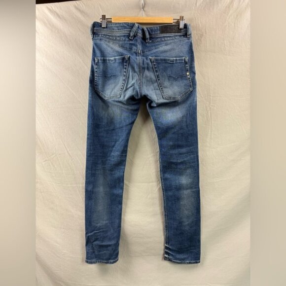 Diesel Jeans Mens Blue Belther Button Fly 28 x 32 - Picture 6 of 7